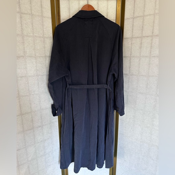 Michael Stars Navy Blue Trench - Picture 2 of 3